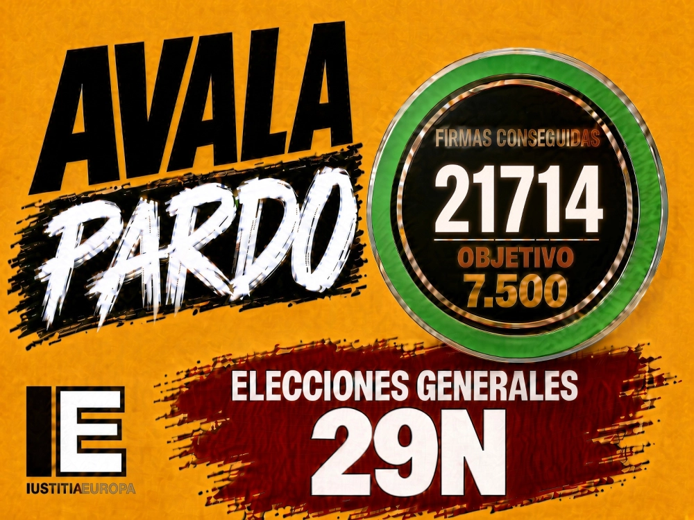 🔥¡VEN A CELEBRAR LA CANDIDATURA DE IUSTITIA PARA LAS ELECCIONES DEL 29N CON LUIS MARÍA PARDO! 