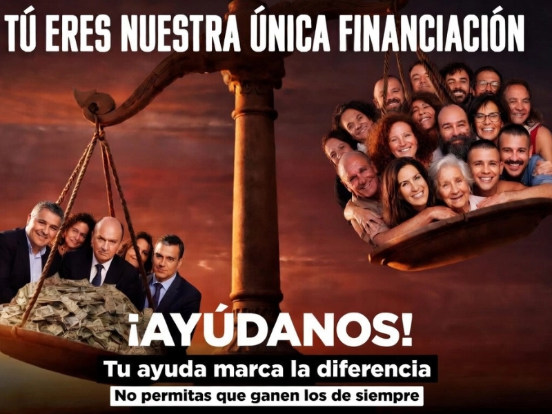 Foto de TÚ ERES NUESTRA ÚNICA FINANCIACIÓN