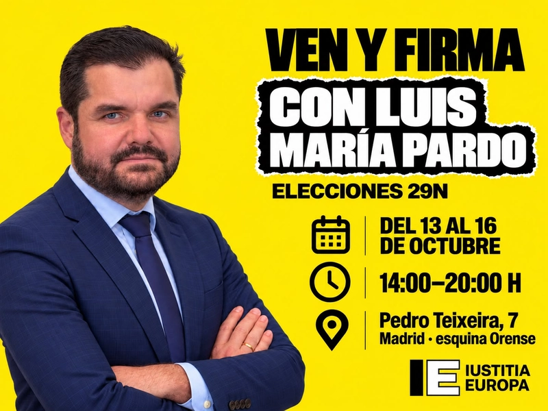 FIRMA LA CANDIDATURA DE PARDO PARA LAS ELECCIONES DEL 29N EN MADRID CAPITAL