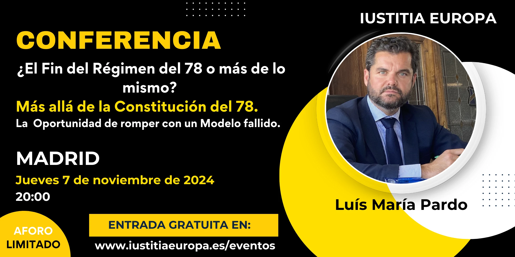 Conferencia de Iustitia Europa en Madrid