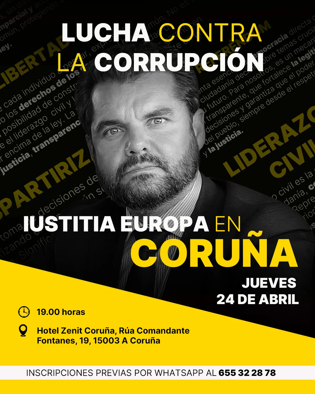 EVENTOS DE IUSTITIA EUROPA EN ABRIL 2025