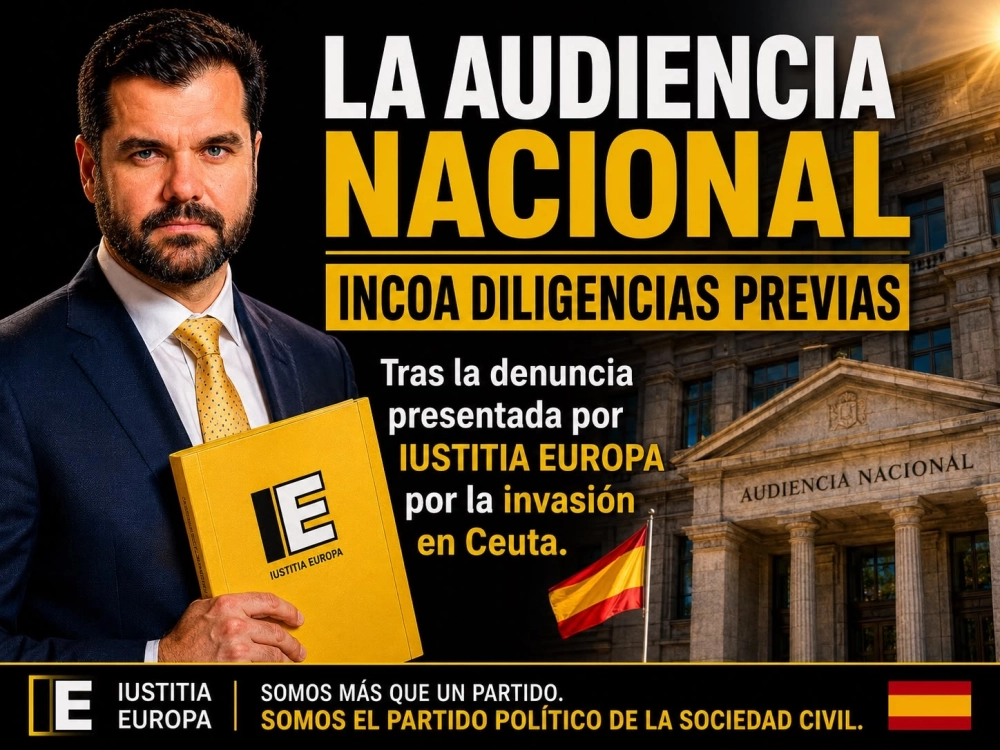 LA AUDIENCIA NACIONAL ABRE DILIGENCIAS PREVIAS POR LA DENUNCIA DE IUSTITIA EUROPA SOBRE LA ENTRADA MASIVA EN CEUTA POR LOS DELITOS CONTRA LA PAZ E INDEPENDENCIA DEL ESTADO.
